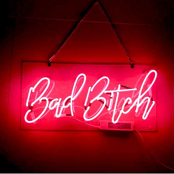 Trendy Bad B*tch REAL NEON Red Light Birthyday/Club/Bar/Room/Party Dorm Decor - Picture 6 of 7